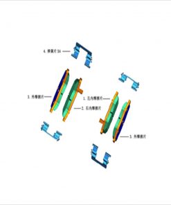 JUEGO DE PASTILLAS DE FRENO DELANTERO