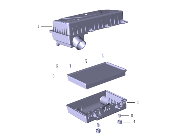 CARCAZA DE FILTRO DE AIRE CON FILTRO
