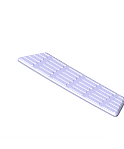 PISADERA CENTRAL DE PARAGOLPES TRASERO