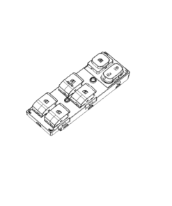 INTERRUPTOR CENTRAL LEVANTA VIDRIO DE PUERTA IZQUIERDA