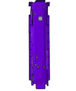 VIGA DE PISO DE ACOMPAÑANTES TRASEROS LADO DERECHO