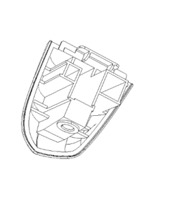 CONTINUACION DE MANIJA EXTERIOR DE PUERTA TRASERA IZQUIERDA