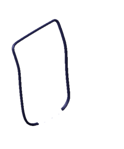 GOMA CONTORNO DE PUERTA TRASERA DERECHA