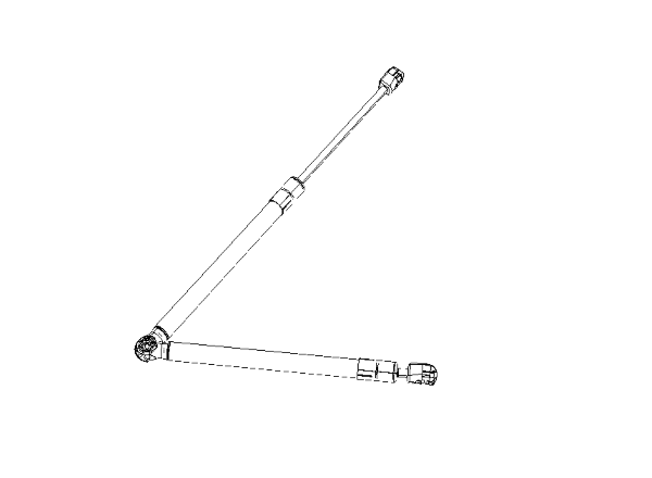 AMORTIGUADOR DERECHO DE APERTURA DE CAPO