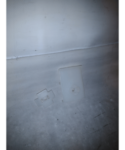 SOPORTE TRASERO DE VIDRIO DE PUERTA